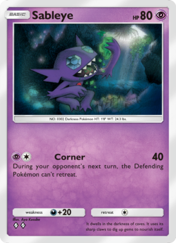 Sableye 070/239 — Celestial Guardians (English Pokémon TCG card)