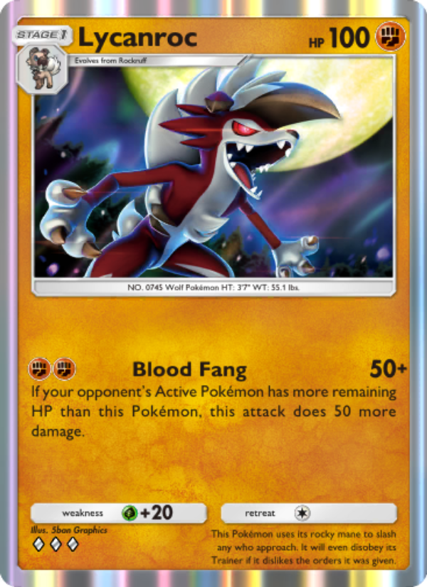 Lycanroc 101/239 — Celestial Guardians (English Pokémon TCG card)