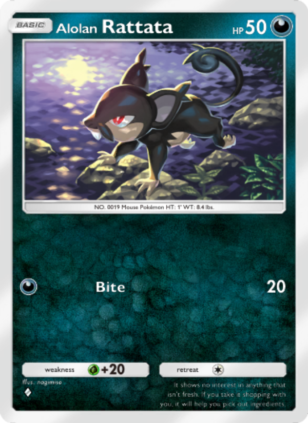 Alolan Rattata 106/239 — Celestial Guardians (English Pokémon TCG card)