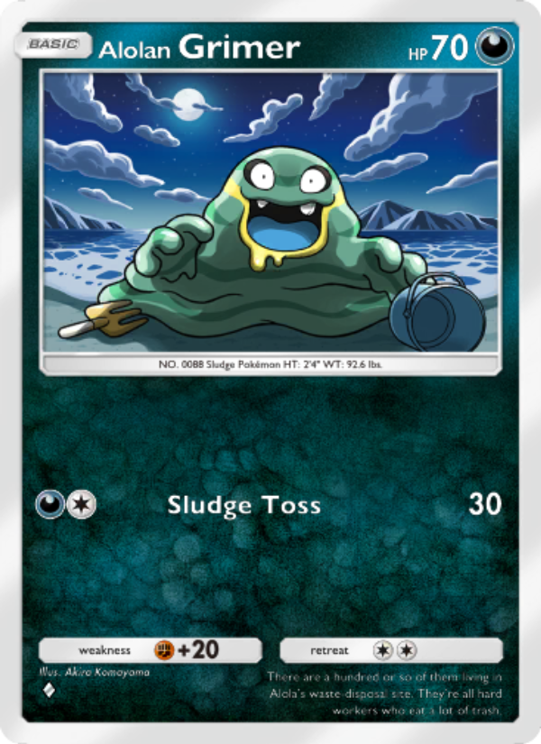 Alolan Grimer 110/239 — Celestial Guardians (English Pokémon TCG card)
