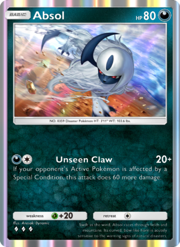 Absol 112/239 — Celestial Guardians (English Pokémon TCG card)