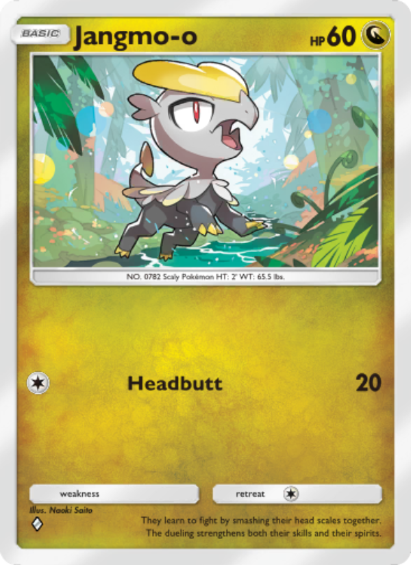 Jangmo-o 125/239 — Celestial Guardians (English Pokémon TCG card)