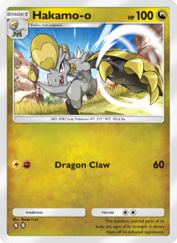 Hakamo-o 126/239 — Celestial Guardians (English Pokémon TCG card)