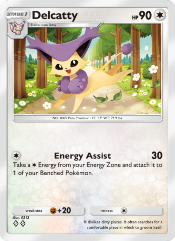 Delcatty 130/239 — Celestial Guardians (English Pokémon TCG card)