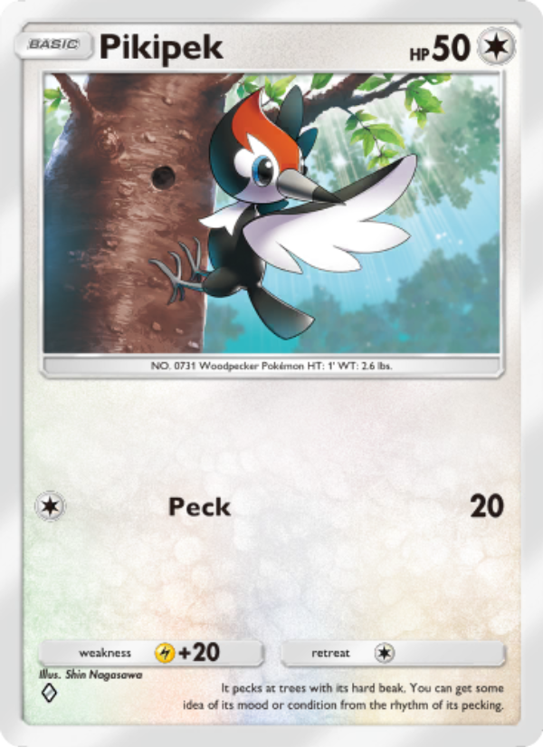 Pikipek 133/239 — Celestial Guardians (English Pokémon TCG card)