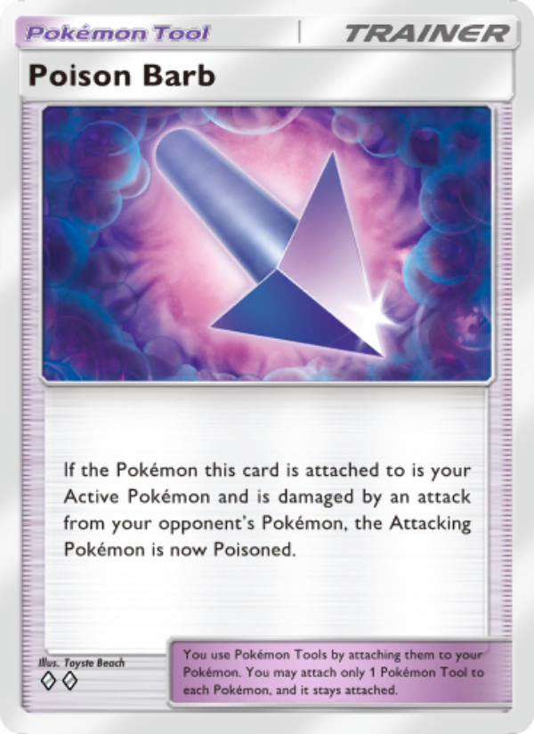 Poison Barb 146/239 — Celestial Guardians (English Pokémon TCG card)