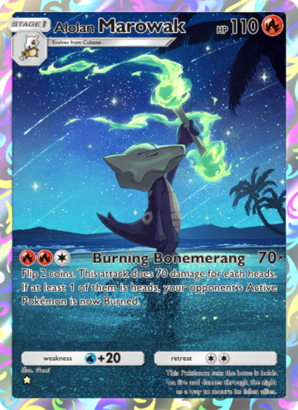 Alolan Marowak 160/239 — Celestial Guardians (English Pokémon TCG card)