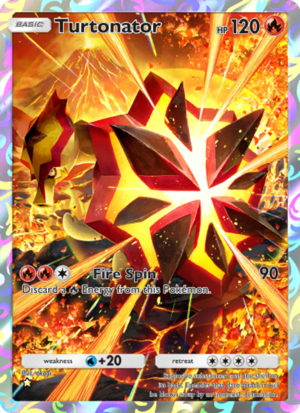 Turtonator 161/239 — Celestial Guardians (English Pokémon TCG card)