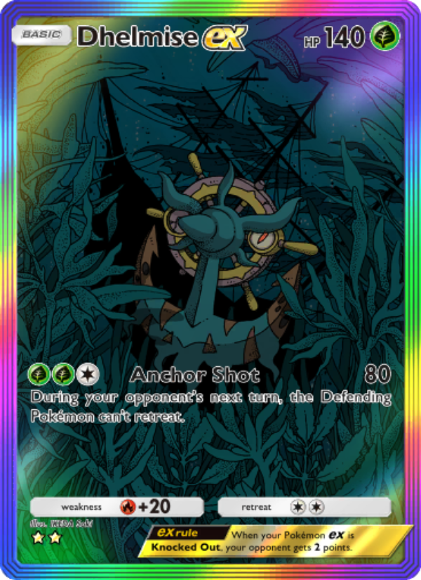 Dhelmise ex 199/239 — Celestial Guardians (English Pokémon TCG card)