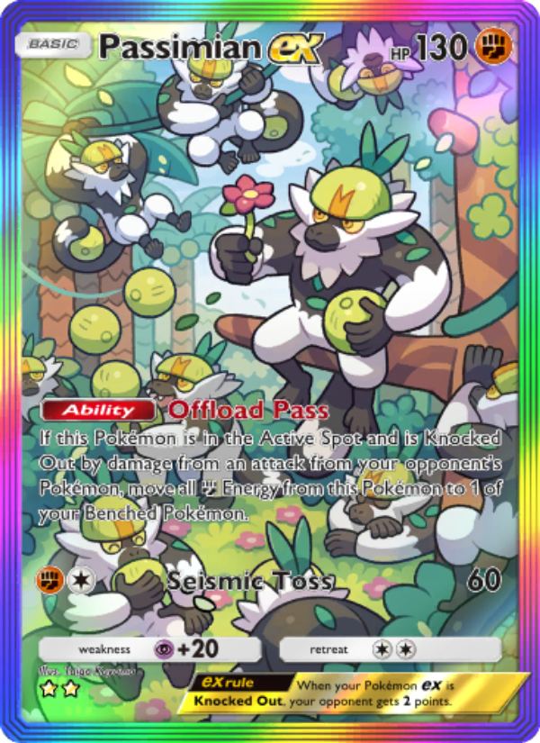 Passimian ex 205/239 — Celestial Guardians (English Pokémon TCG card)