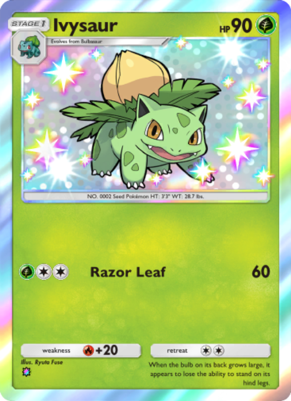 Ivysaur 211/239 — Celestial Guardians (English Pokémon TCG card)