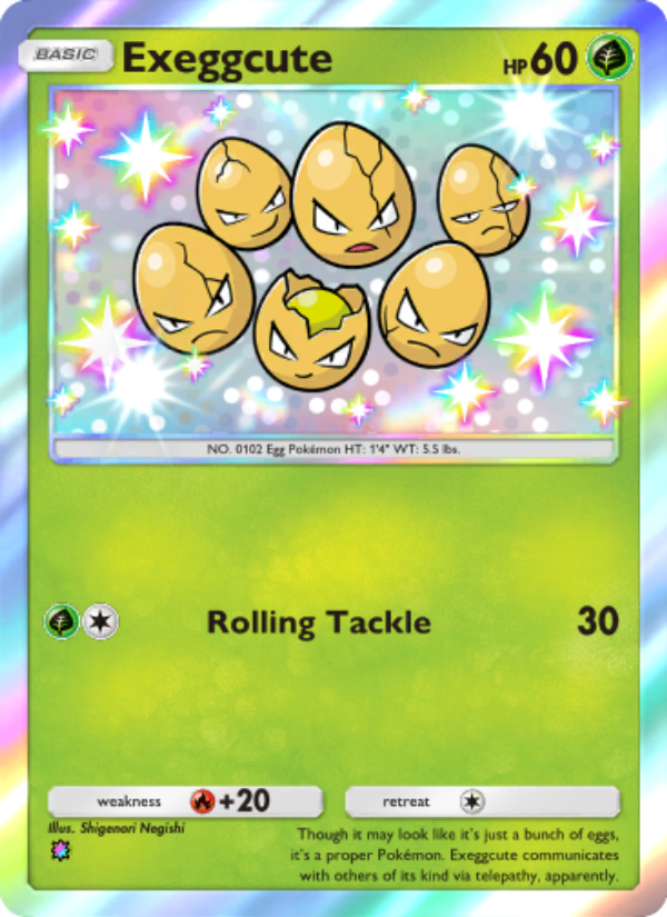 Exeggcute 213/239 — Celestial Guardians (English Pokémon TCG card)