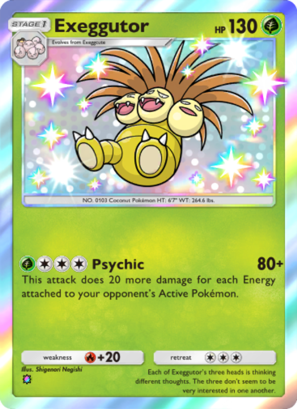 Exeggutor 214/239 — Celestial Guardians (English Pokémon TCG card)