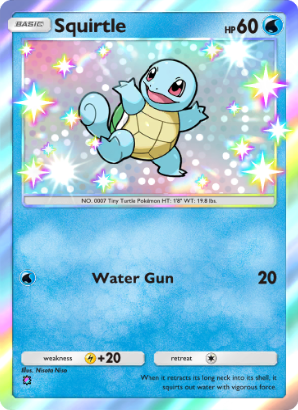 Squirtle 215/239 — Celestial Guardians (English Pokémon TCG card)
