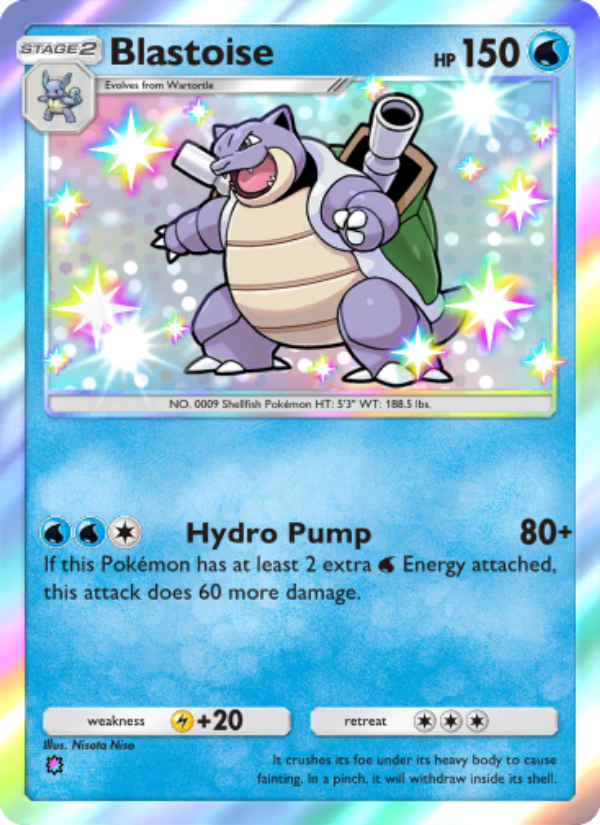 Blastoise 217/239 — Celestial Guardians (English Pokémon TCG card)