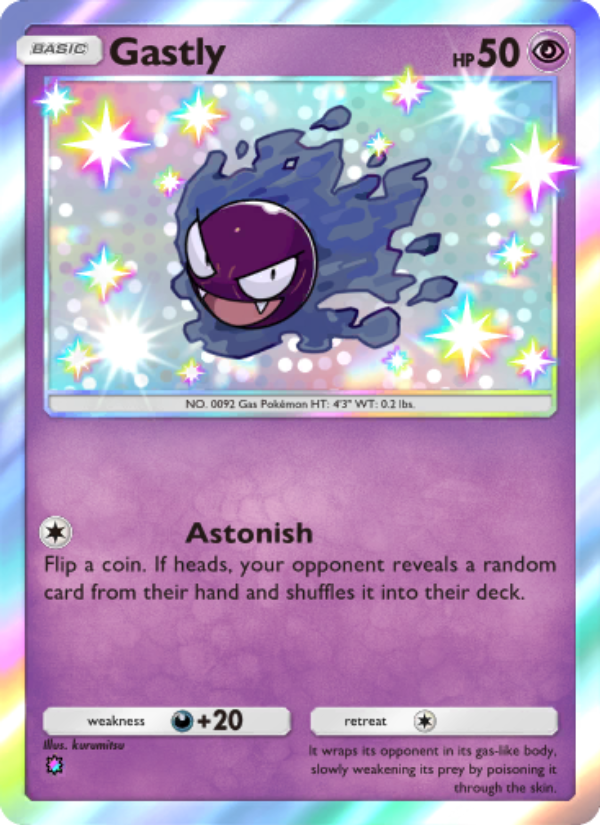 Gastly 220/239 — Celestial Guardians (English Pokémon TCG card)