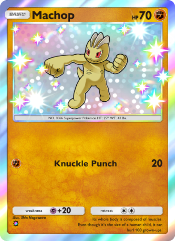 Machop 223/239 — Celestial Guardians (English Pokémon TCG card)