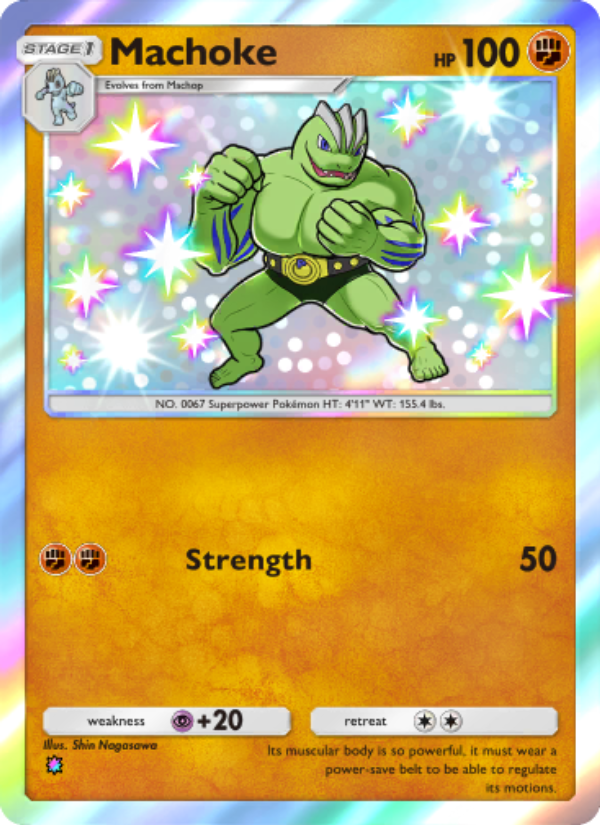 Machoke 224/239 — Celestial Guardians (English Pokémon TCG card)