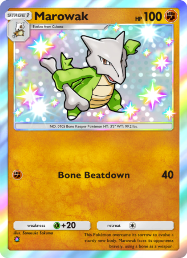 Marowak 227/239 — Celestial Guardians (English Pokémon TCG card)