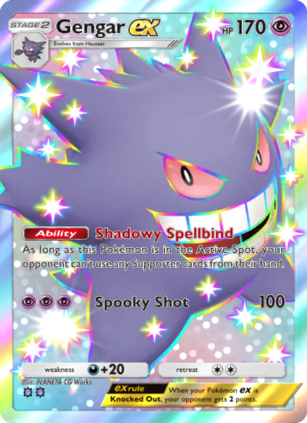 Gengar ex 234/239 — Celestial Guardians (English Pokémon TCG card)