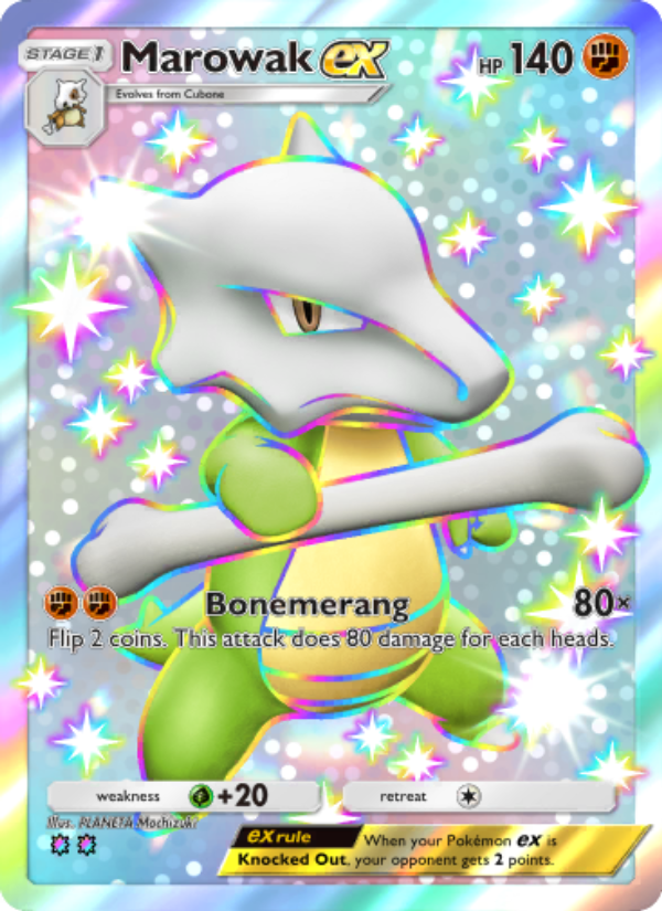 Marowak ex 236/239 — Celestial Guardians (English Pokémon TCG card)