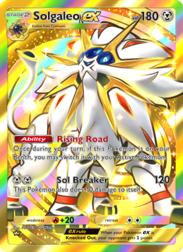 Solgaleo ex 239/239 — Celestial Guardians (English Pokémon TCG card)