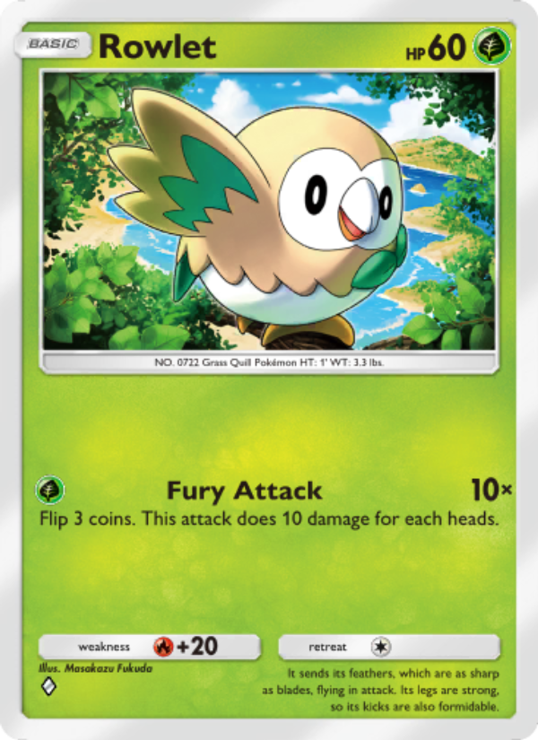 Rowlet 003/103 — Extradimensional Crisis (English Pokémon TCG card)