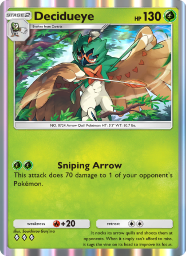 Decidueye 005/103 — Extradimensional Crisis (English Pokémon TCG card)