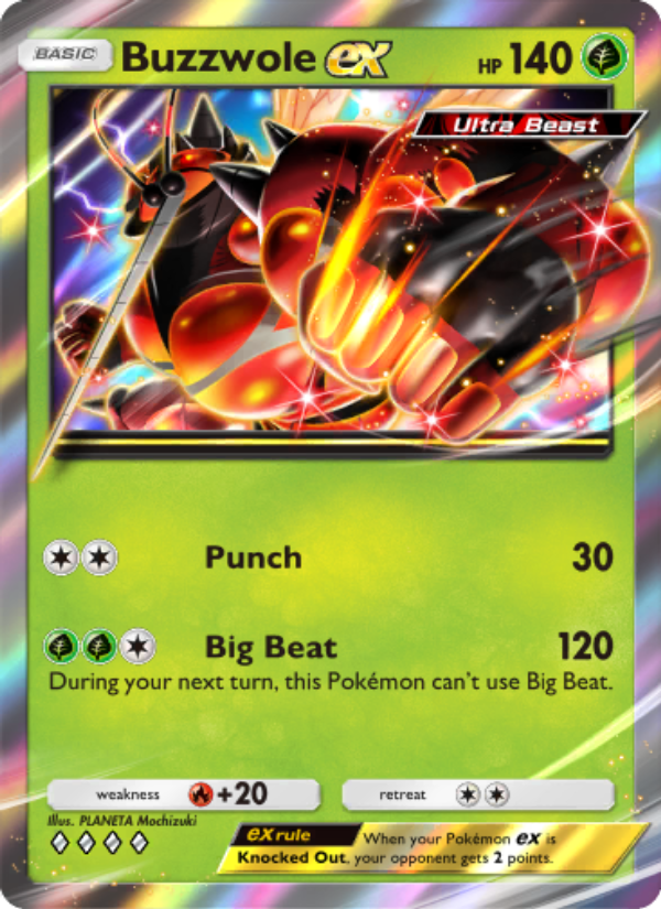 Buzzwole ex 006/103 — Extradimensional Crisis (English Pokémon TCG card)