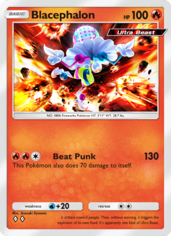 Blacephalon 009/103 — Extradimensional Crisis (English Pokémon TCG card)