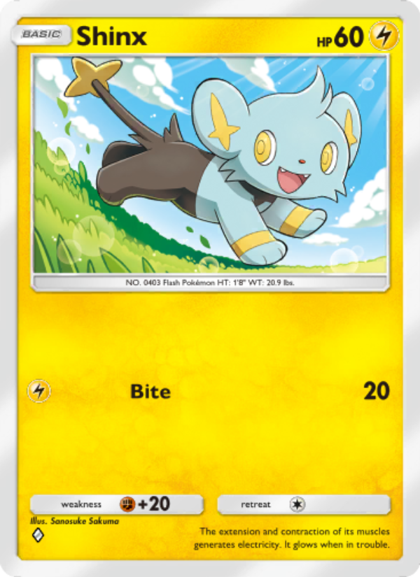Shinx 013/103 — Extradimensional Crisis (English Pokémon TCG card)
