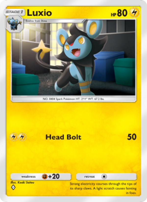Luxio 014/103 — Extradimensional Crisis (English Pokémon TCG card)