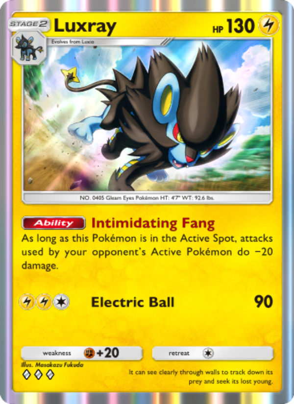 Luxray 015/103 — Extradimensional Crisis (English Pokémon TCG card)