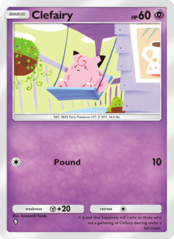 Clefairy 022/103 — Extradimensional Crisis (English Pokémon TCG card)