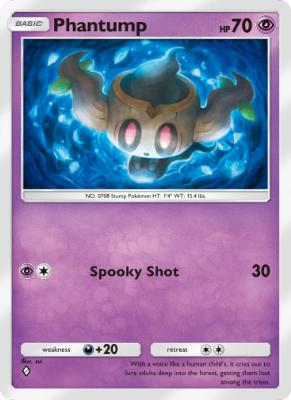 Phantump 024/103 — Extradimensional Crisis (English Pokémon TCG card)