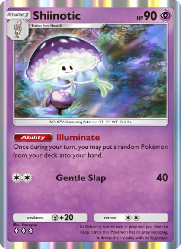 Shiinotic 027/103 — Extradimensional Crisis (English Pokémon TCG card)