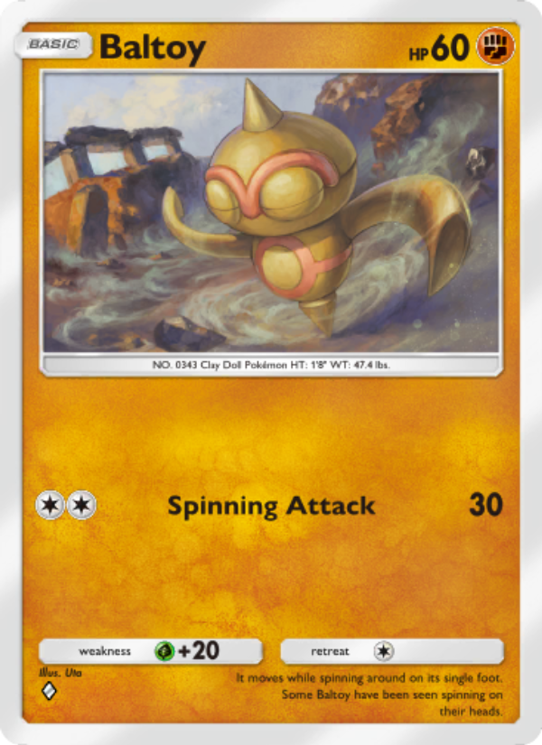 Baltoy 030/103 — Extradimensional Crisis (English Pokémon TCG card)