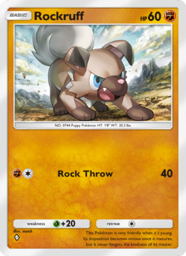 Rockruff 032/103 — Extradimensional Crisis (English Pokémon TCG card)