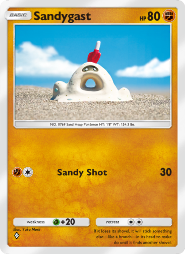 Sandygast 035/103 — Extradimensional Crisis (English Pokémon TCG card)