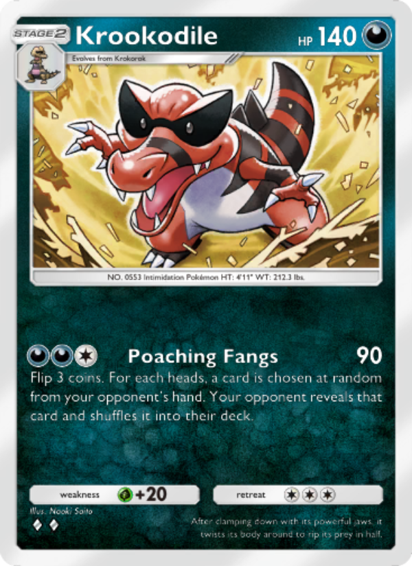 Krookodile 041/103 — Extradimensional Crisis (English Pokémon TCG card)