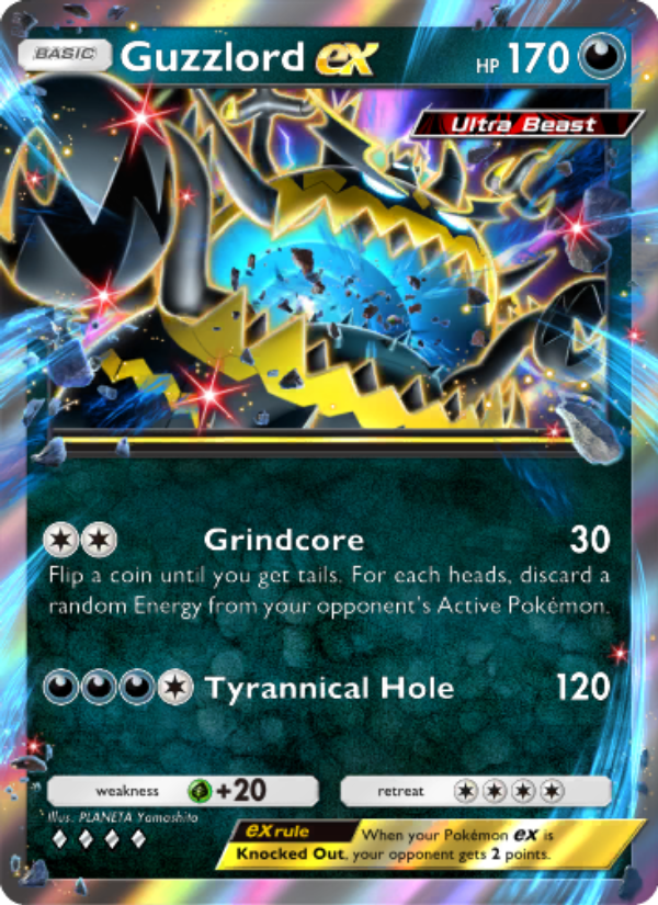 Guzzlord ex 043/103 — Extradimensional Crisis (English Pokémon TCG card)