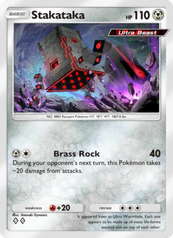Stakataka 053/103 — Extradimensional Crisis (English Pokémon TCG card)