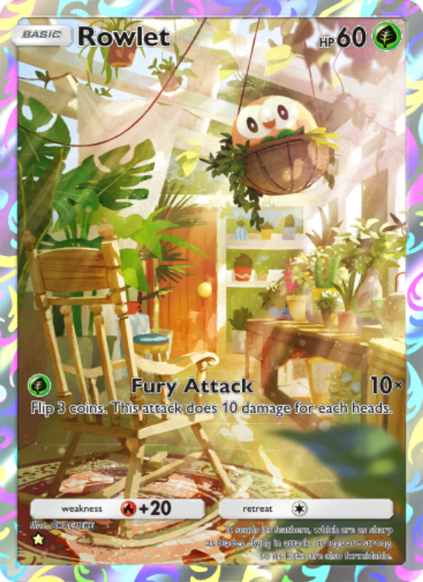 Rowlet 070/103 — Extradimensional Crisis (English Pokémon TCG card)