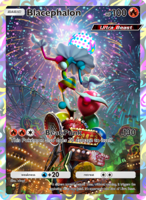 Blacephalon 072/103 — Extradimensional Crisis (English Pokémon TCG card)