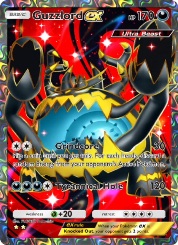 Guzzlord ex 079/103 — Extradimensional Crisis (English Pokémon TCG card)