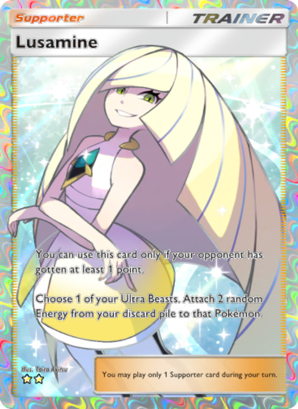 Lusamine 083/103 — Extradimensional Crisis (English Pokémon TCG card)