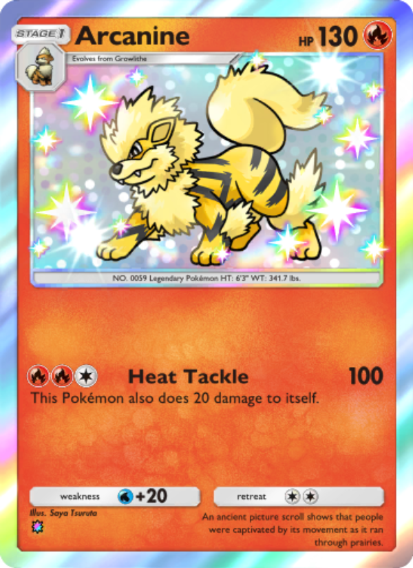 Arcanine 090/103 — Extradimensional Crisis (English Pokémon TCG card)