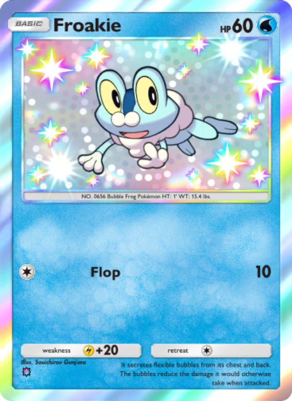 Froakie 091/103 — Extradimensional Crisis (English Pokémon TCG card)
