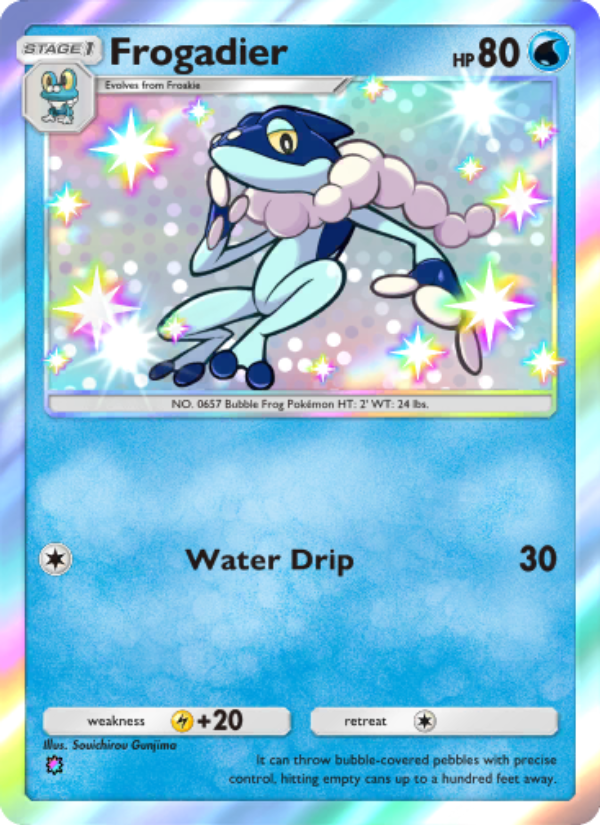 Frogadier 092/103 — Extradimensional Crisis (English Pokémon TCG card)
