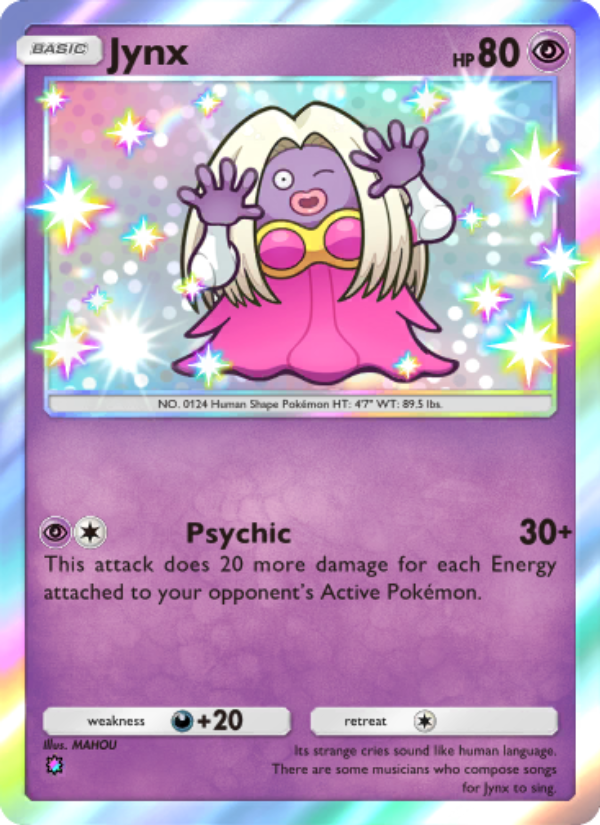 Jynx 094/103 — Extradimensional Crisis (English Pokémon TCG card)